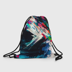 Рюкзак-мешок 3D Разноцветные мазки краски