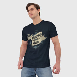 Мужская футболка 3D Северный флот винтаж - фото 2