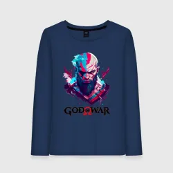 Женский лонгслив хлопок God of War, Kratos