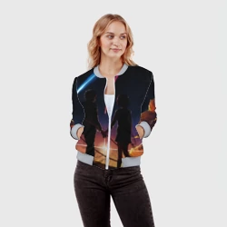 Женский бомбер 3D Мицуха Миямидзу - фото 2