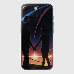 Чехол для iPhone 15 Pro силиконовый с защитой камеры Мицуха Миямидзу