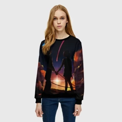 Женский свитшот 3D Мицуха Миямидзу - фото 2