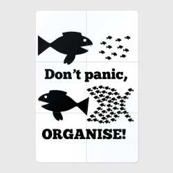 Магнитный плакат 2Х3 Don't panic organise