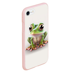 Чехол для iPhone 7/8 матовый Симпатичная лягушка - фото 2