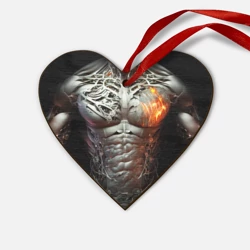 Деревянная игрушка Сердце Тело киборга