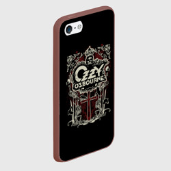 Чехол для iPhone 5/5S матовый Ozzy Osbourne logo - фото 2