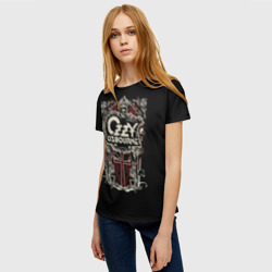Женская футболка 3D Ozzy Osbourne logo - фото 2