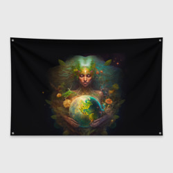 Флаг-баннер Мать-Земля