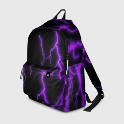 Рюкзак 3D Фиолетовые молнии