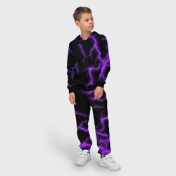 Детский костюм 3D Фиолетовые молнии - фото 2