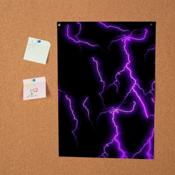 Постер Фиолетовые молнии - фото 2