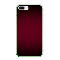 Чехол для iPhone 7Plus/8 Plus матовый Марсала темная, градиент
