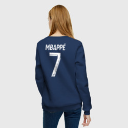 Женский свитшот хлопок Килиан Мбаппе форма PSG 22-23 домашняя - фото 2