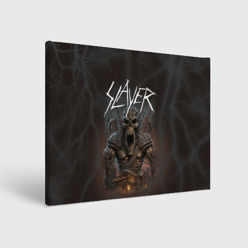 Холст прямоугольный Slayer rock monster, цвет 3D печать