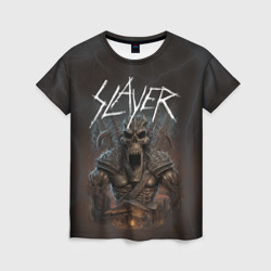 Женская футболка 3D Slayer rock monster