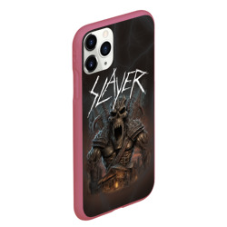 Чехол для iPhone 11 Pro Max матовый Slayer rock monster - фото 2