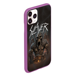 Чехол для iPhone 11 Pro Max матовый Slayer rock monster - фото 2