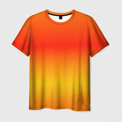 Переливы оранжевого – Мужская футболка 3D с принтом купить со скидкой в -26%