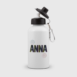 Бутылка спортивная Анна женское имя