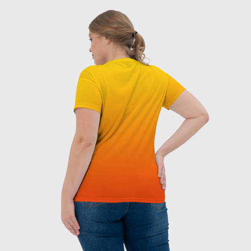 Женская футболка 3D Жаркий день, цвет 3D печать - фото 7