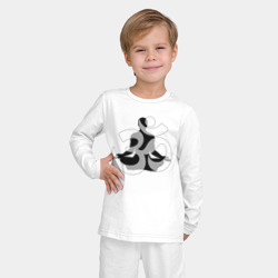 Детская пижама с лонгсливом хлопок Йога медитация на ОМ  - фото 2