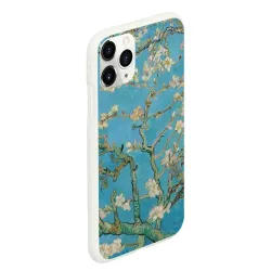 Чехол для iPhone 11 Pro Max матовый Цветущий миндаль Ван Гог - фото 2