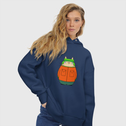 Женское худи Oversize хлопок Totoro Kyle - фото 2