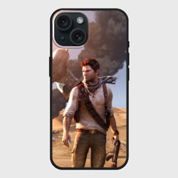 Чехол силиконовый для Apple iPhone 15 матовый Uncharted 3