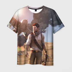 Мужская футболка 3D Uncharted 3