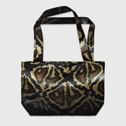 Пляжная сумка 3D Шкура змеи текстура