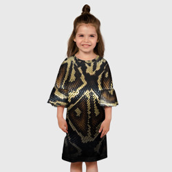 Детское платье 3D Шкура змеи текстура - фото 2