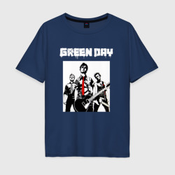 Мужская футболка хлопок Oversize Greed Day rock