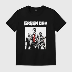 Мужская футболка хлопок Greed Day rock