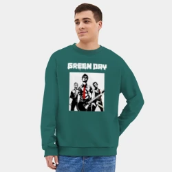 Мужской свитшот oversize без начеса хлопок Greed Day rock - фото 2
