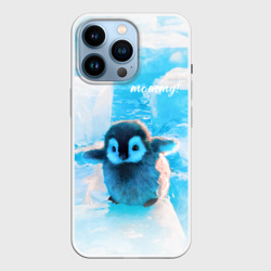 Чехол для iPhone 14 Pro Милый пингвин - мамочка