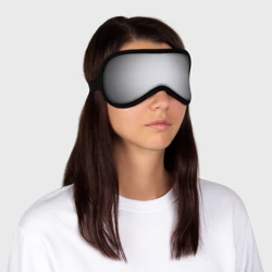 Маска для сна 3D Серебристый градиент - фото 2