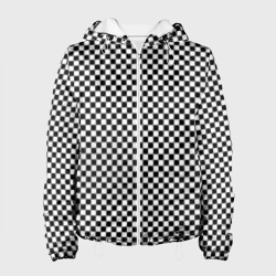 Женская куртка 3D Шахматная клетка иллюзия