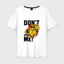 Мужская футболка хлопок Oversize Don't stop me rugby