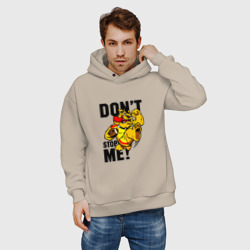 Мужское худи Oversize хлопок Don't stop me rugby - фото 2