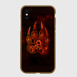 Чехол для iPhone XS Max матовый Символ велеса