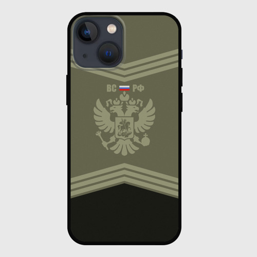 Чехол для iPhone 13 mini с принтом Двуглавый орел России, вид спереди #2