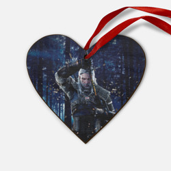 Деревянная игрушка Сердце The Witcher Дикая Охота