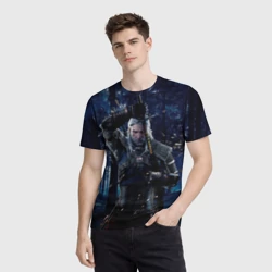 Мужская футболка 3D The Witcher Дикая Охота - фото 2