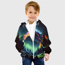 Детская куртка 3D Ночь и горы - фото 2