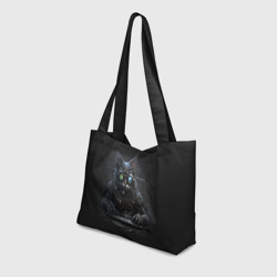 Пляжная сумка 3D Кот хакер - фото 2