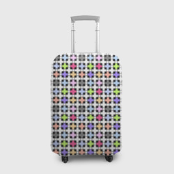 Разноцветный геометрический рисунок – Чехол для чемодана 3D с принтом купить