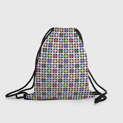 Разноцветный геометрический рисунок – Рюкзак-мешок 3D с принтом купить со скидкой в -25%