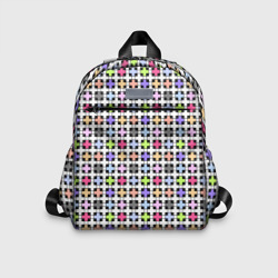 Разноцветный геометрический рисунок – Детский рюкзак 3D с принтом купить со скидкой в -33%
