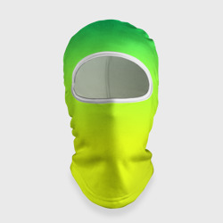 Балаклава 3D Зелено-желтый градиент