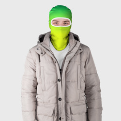 Балаклава 3D Зелено-желтый градиент - фото 2